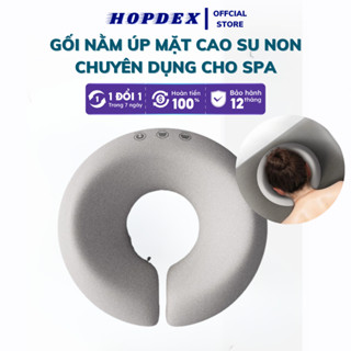 Gối Nằm Úp Mặt HOPDEX Cao Su Non Thiết Kế Công Thái Học Kê Đầu Chuyên Dụng Cho Spa Massage