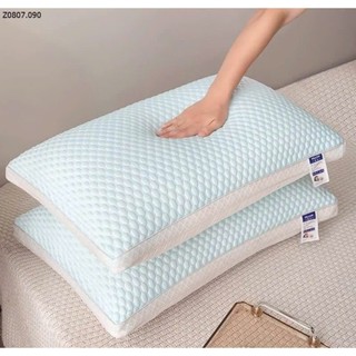 Gối băng lạnh 50cmx70cm siêu mát mùa hè, gối nằm massage ruột bông gòn kháng khuẩn mềm mại cao cấp, vỏ gối có khóa kéo