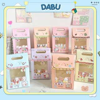 Túi giấy gói quà túi giấy đựng quà DABU dạng đứng size hộp quà mini 8 mẫu dễ thương