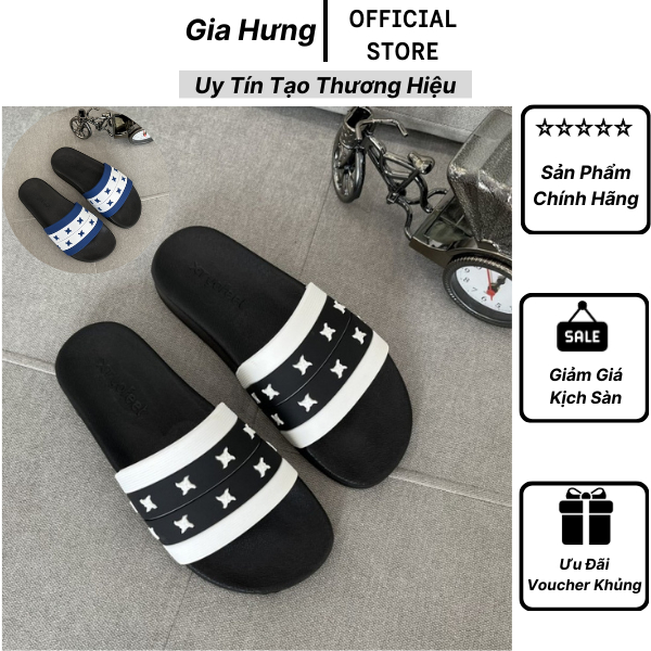 Dép Nam Nữ Quai Ngang Kẻ Màu Mã XT-13 Thương Hiệu XT YOFEET - Gia Hưng OFFICIAL
