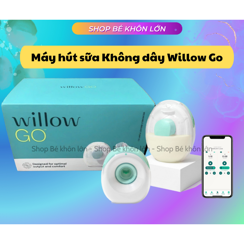 Máy hút sữa Willow Go bản mới có nút bịt New seal BH 12th