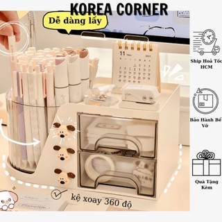  Không kèm cún dán   Hộp đựng bút  mỹ phẩm để bàn có kèm ngăn kéo tiện dụng  tủ đựng đồ để bàn học  bàn văn phòng 