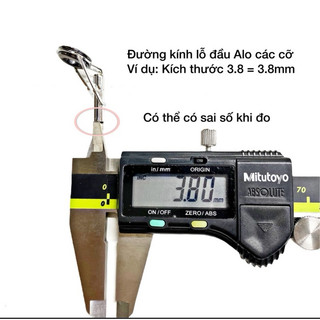 A lô đầu cần câu cá sứ dày