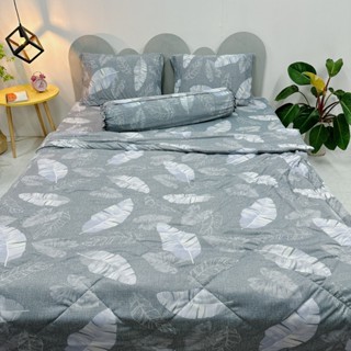 Bộ ga gối thun lạnh mẫu lá chuối may theo yêu cầu mền ga gối thun Hàn Quốc/ chăn ga gối Minh Anh