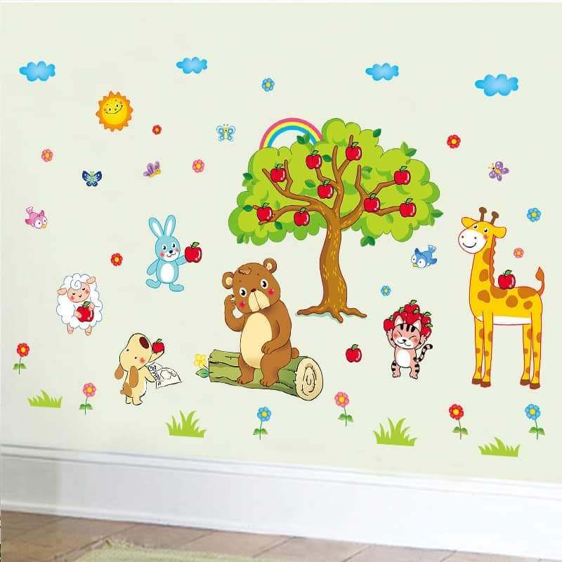 ⚡️𝗙𝗥𝗘𝗘𝗦𝗛𝗜𝗣⚡️ Decal dán tường Vườn cherry
