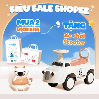 (Combo 2b - tặng 1 xe chòi scooter ) Bỉm YingCool Dán/Quần NB64/SD60/MD56/MQ50/L48/XL44/XXL42/XXXL40