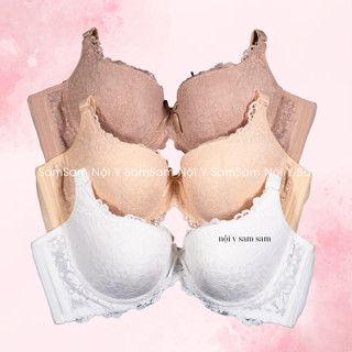 Áo ngực đệm lót mút mỏng 1cm có gọng nâng ngực Boya Hàng Việt Nam 3 móc bản lưng to gom ngực che mỡ lưng ko bị ngấn
