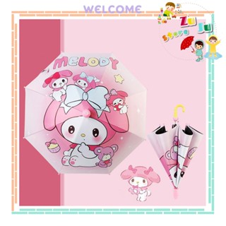 Ô Dù Trẻ Em Cao Cấp Hình Các Nhân Vật Hoạt Hình Sanrio Đáng Yêu: Kuromi, Melody, Cinnamoroll, Kitty Cho Bé Gái