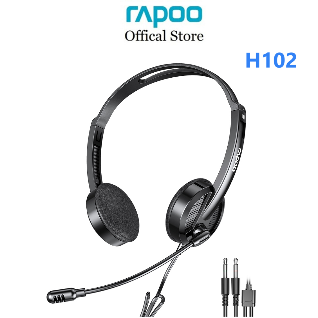 Tai nghe chụp tai có dây Onear Rapoo H100 / H102 Wired Stereo
