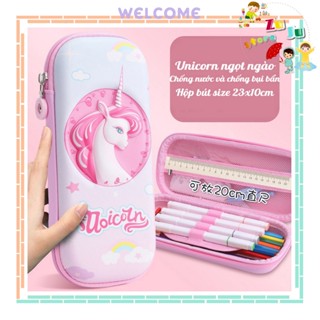 Hộp Đựng Bút EVA 3D Chống Nước & Bụi Bẩn Có Ngăn Lưới Kèm Khóa Kéo Siêu Đẹp Với Nhiều Mẫu Mã Đẹp Cho Bé Yêu Lựa Chọn