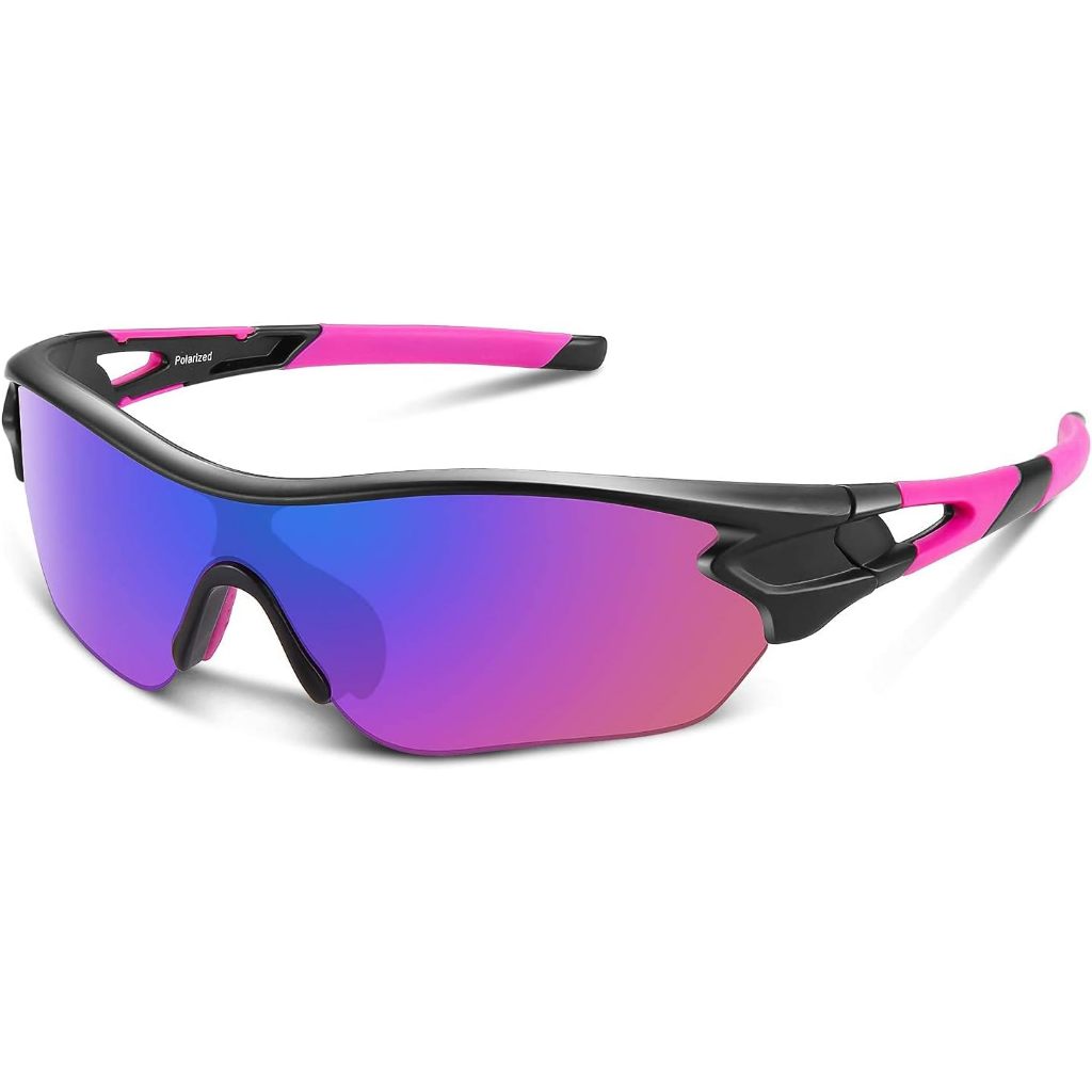 [BEACOOL] Sports Sunglasses Polarized Lens Bicycle Climbing Fishing Baseball Golf Running Driving Bi