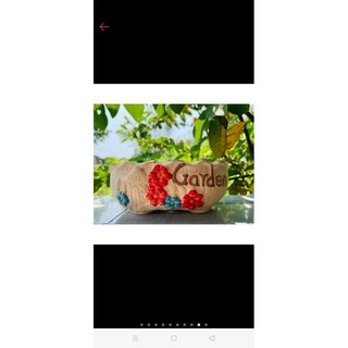 Thành phẩm thuyền hoa hồng pha lê size 35x40cm, đổi thành chậu hoa nổi