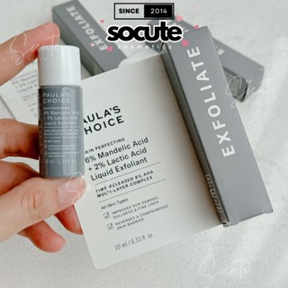 Dung Dịch Loại Bỏ Tế Bào Chết Paula Choice Skin Perfecting 6% Mandelic Acid + 2% Lactic Acid Liquid Exfoliant Mini 10ml