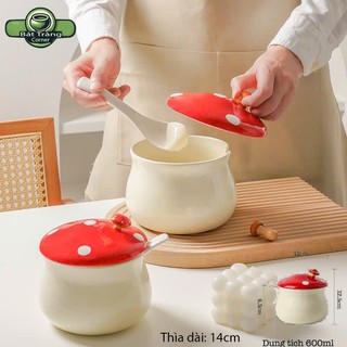 Hũ mỡ, hũ gia vị cây nấm đỏ