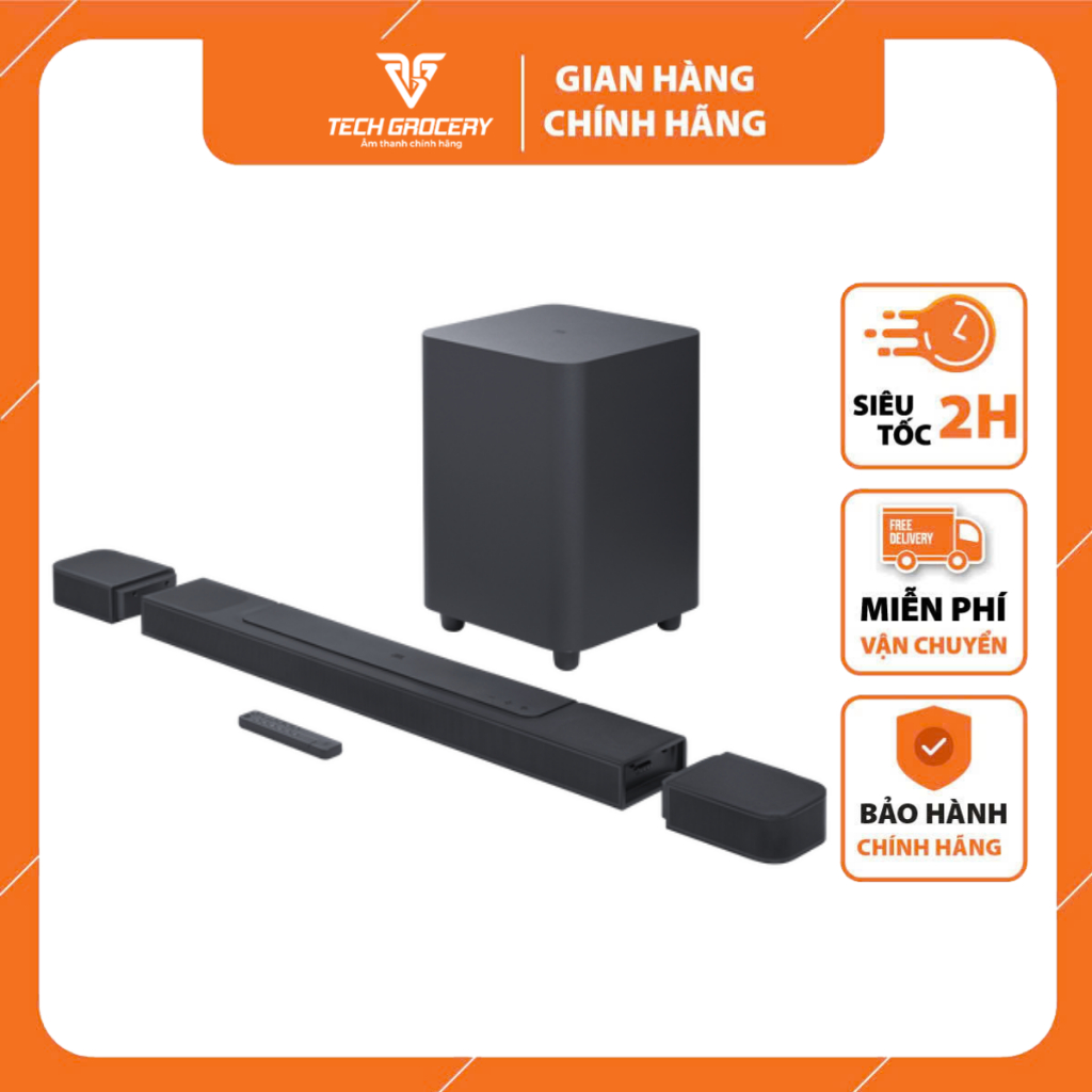 [BAR1000PRO] Loa Soundbar JBL BAR 1000 PRO Chính Hãng - Bảo hành 12 tháng chính hãng PGI.