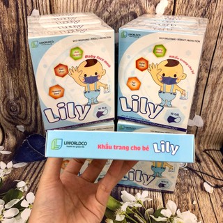 Combo 5 hộp Khẩu Trang Lily cho bé ( 50 cái )