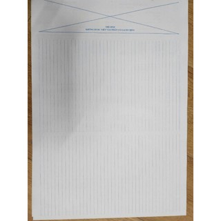 Giấy thi A3 mẫu của Bộ GD&ĐT (1000 tờ)