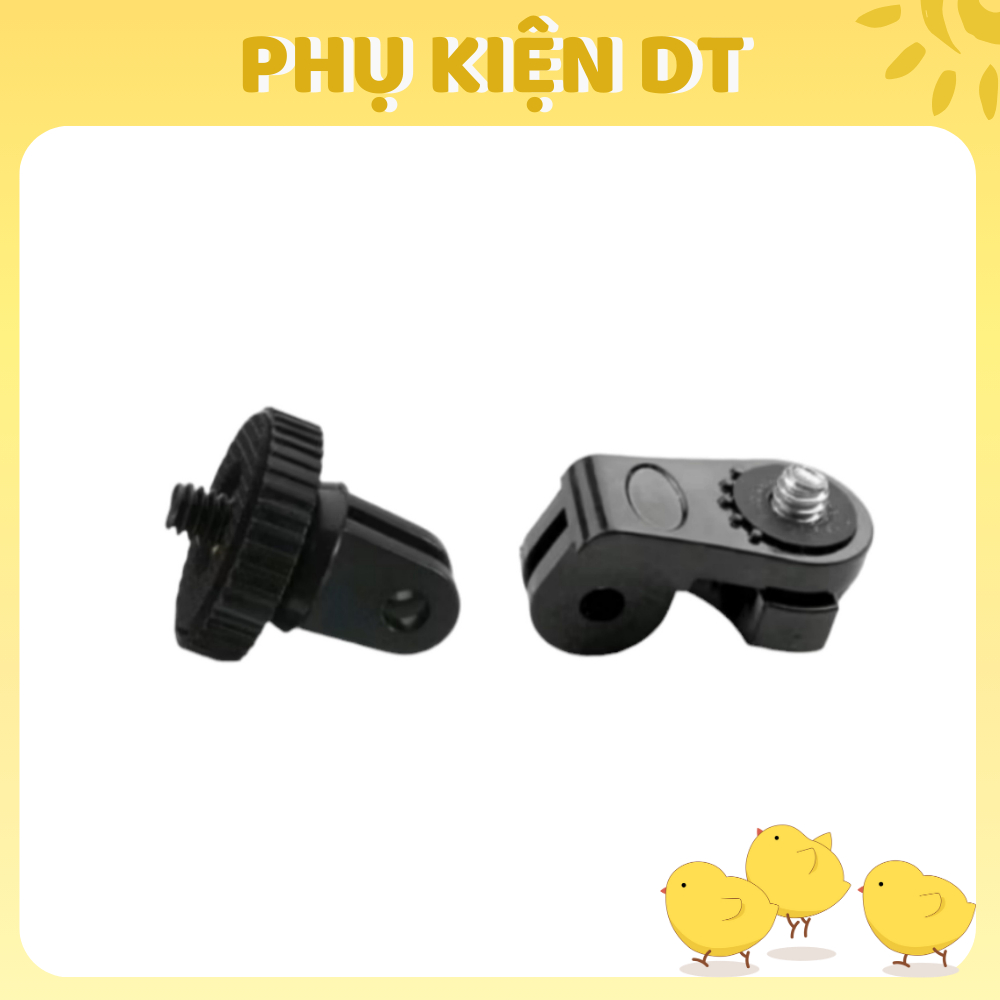 Đầu chuyển chân GoPro sang đầu vít 1/4inch gắn mount, phụ kiện chuyển hướng gắn gopro, gắn kẹp chân 