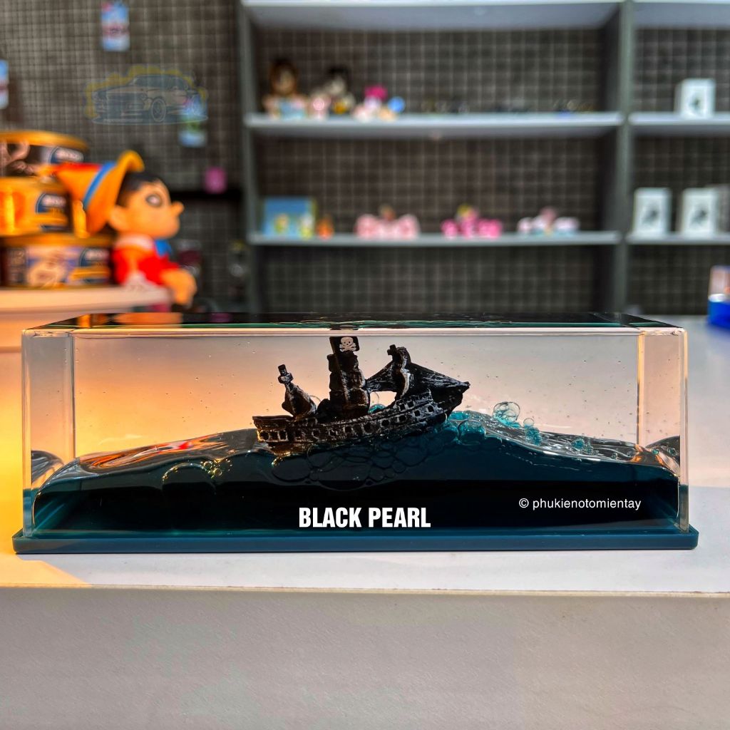 Mô Hình Con Tàu Chuyển Động Trang Trí Ô tô Xe Hơi 5