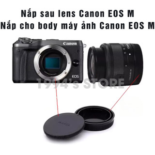  Nắp đậy body nắp đậy sau lens Canon EOS M cáp body máy Canon EOS M cáp sau lens Canon EOS M 