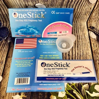 Que Thử thai OneStick Phát hiện thai sớm