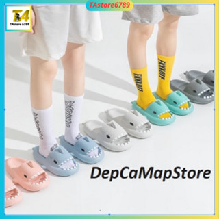 Dép cá mập cho người lớn đi trong nhà, dép siêu nhẹ đáng yêu chống trượt mới dành cho nam và nữ