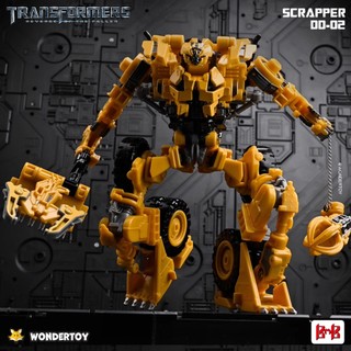 Mô hình BMB DD-02 Scrapper Devastator Combiner ROTF Robot Biến Hình Máy Gạt - Hãng BMB