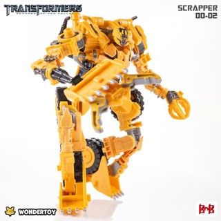 Mô hình BMB DD-02 Scrapper Devastator Combiner ROTF Robot Biến Hình Máy Gạt - Hãng BMB