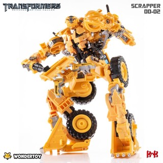 Mô hình BMB DD-02 Scrapper Devastator Combiner ROTF Robot Biến Hình Máy Gạt - Hãng BMB
