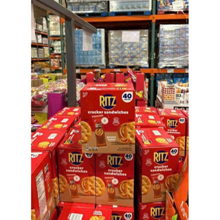 🍪🥜 BÁNH QUY GIÒN KẸP BƠ ĐẬU PHỘNG CỦA MỸ NABISCO RITZ CRACKER SANDWICHES PEANUT BUTTER HỘP 40 GÓI x 39G (1.56KG) U.S.A🇺🇸