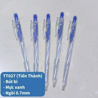 (5 - 10 cây) Bút bi các loại mực xanh ngòi 0.5 - 0.8mm