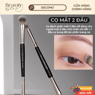 (HOẢ TỐC) Cọ Đánh Phấn Mắt Hai Đầu GECOMO Eyeshadow Brush