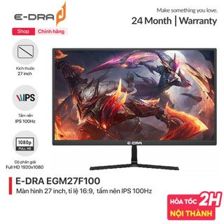  Màn hình máy tính gaming E-Dra EGM27F100H   EGM27F100 IPS Full HD - Màn PC 27 inch 100Hz -Chính hãng 