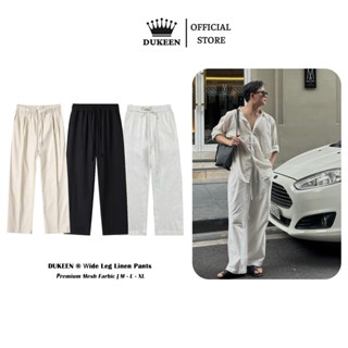 Quần Đũi Xếp Li Ống Suông Dukeen Basic Vibe Unisex Nam Nữ Local Brand QD059