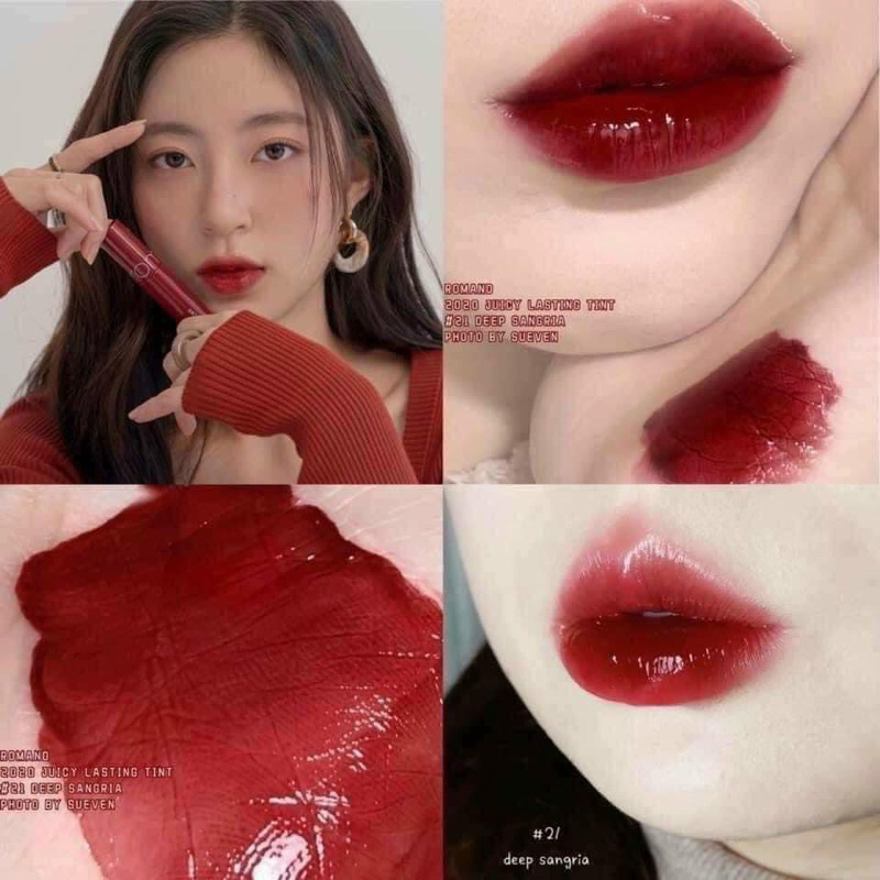 SON ROMAND JUICY LASTING TINT #21 DEEP SANGRIA