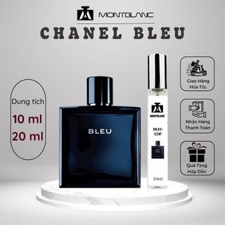 Nước hoa nam Bleu EDP chai chiết 10 ml sang trọng, tinh tế, gợi cảm - Montblanc Perfume