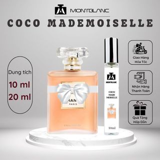 Nước hoa nữ Coco Mademoiselle chai chiết 10ml sang trọng, thanh lịch, quyến rũ - Montblanc Perfume