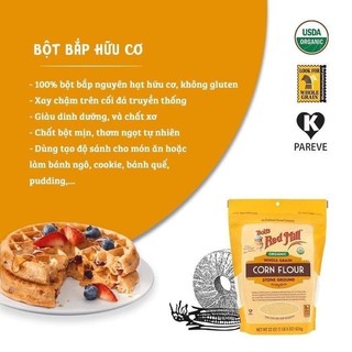 Bột bắp hữu cơ Bob's Red Mill cho bé ăn dặm - Tách Lẻ 100gr