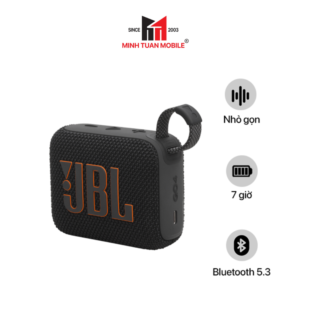 Loa Bluetooth JBL GO 4 - Bảo hành chính hãng 12 tháng