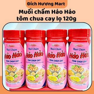  Muối HẢO HẢO - muối chấm Hảo Hảo tôm chua cay - muối chấm hoa quả chua cay lọ 120g 