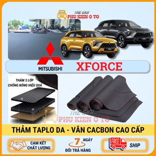 Thảm taplo ô tô Mitsubishi Xforce 2024 - 2025 chất liệu da Cacbon màu đen thảm đẹp che nắng hiệu quả 