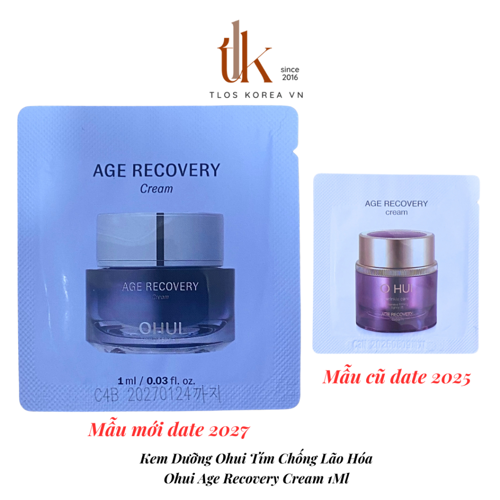 Kem Dưỡng Ohui Tím Chống Lão Hóa Ohui Age Recovery Cream 1Ml