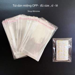 1KG Túi bóng kính dán miệng OPP loại túi nhỏ đựng tiền, lì xì, thiệp (Đủ size loại nhỏ)