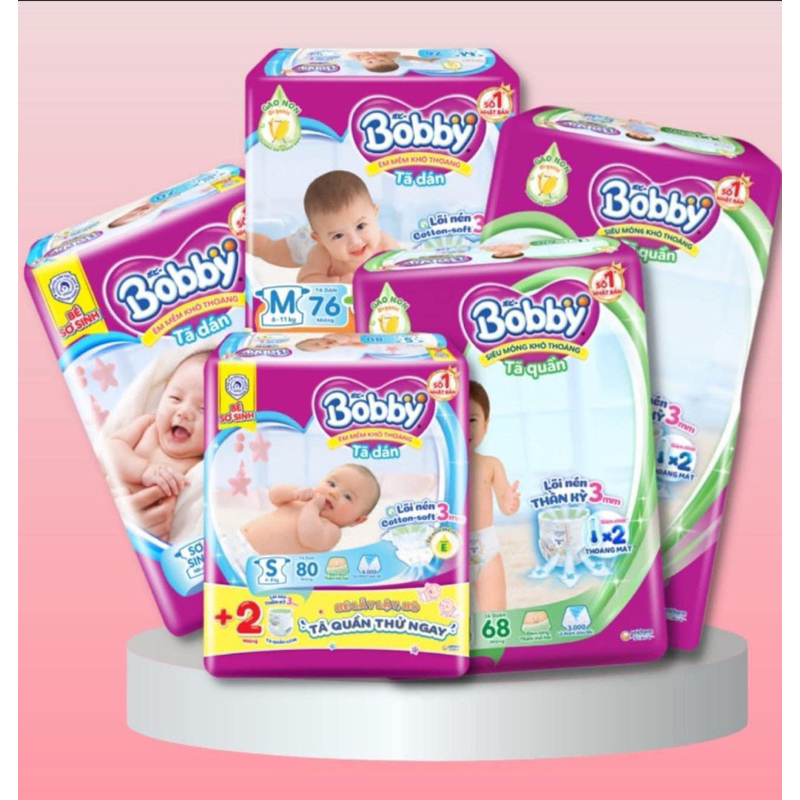 Tả dán Bobby size S _ 54 miếng