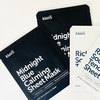 Mặt Nạ Klairs Midnight Blue Calming Sheet Mask Làm Dịu, Phục Hồi Da 25ml
