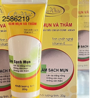 Kem hết mụn, hết thâm Miss White tuýp  20g