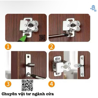 [ Loại dày ] Chốt kẹp cửa tủ compo 5 cái