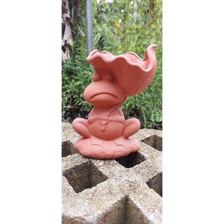 Chậu thú đất nung - chậu chú ếch