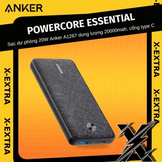 Sạc dự phòng Anker A1287 dung lượng 20000 mah cổng type C sạc nhanh 20W - bảo hành 12 tháng