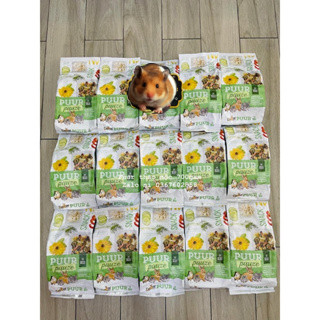 Snack cho hamster, thỏ, bọ ú: PUUR PAUZE THẢO MỘC gói 700gam từ Hà Lan